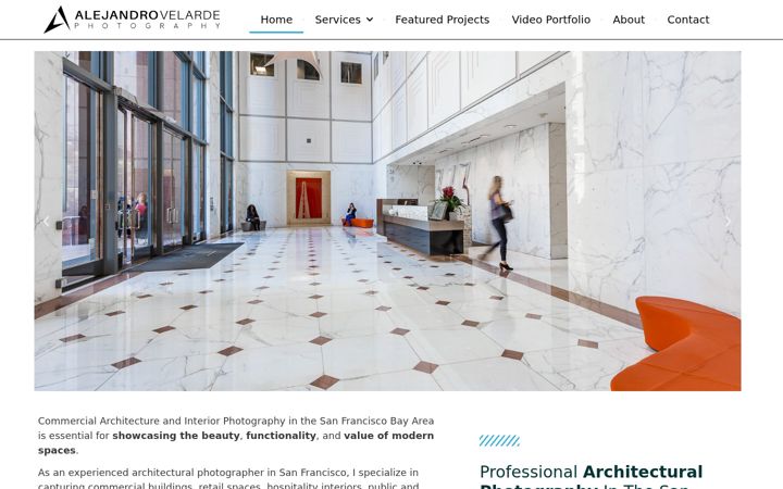 Screenshot of alejandrovelarde.com
