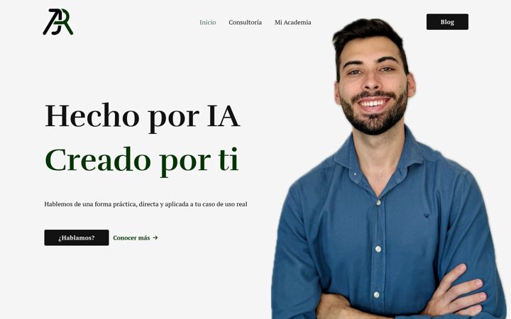 Screenshot of alejavirivera.com