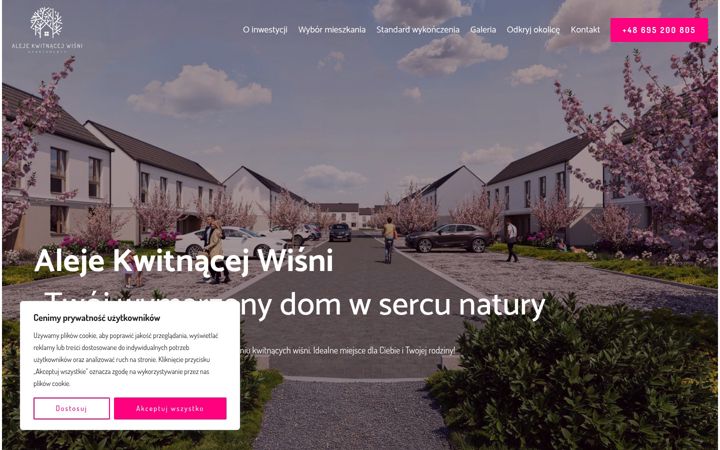 Képernyőkép: alejekwitnacejwisni.pl