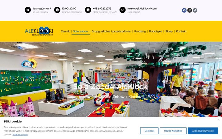 Screenshot of aleklocki.com