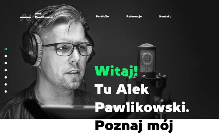 Ekrānuzņēmums no alekpawlikowski.pl