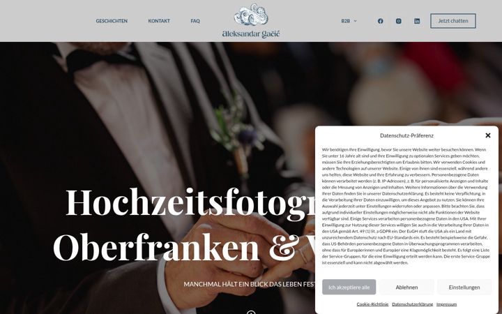 Screenshot of aleksandar-gacic.com