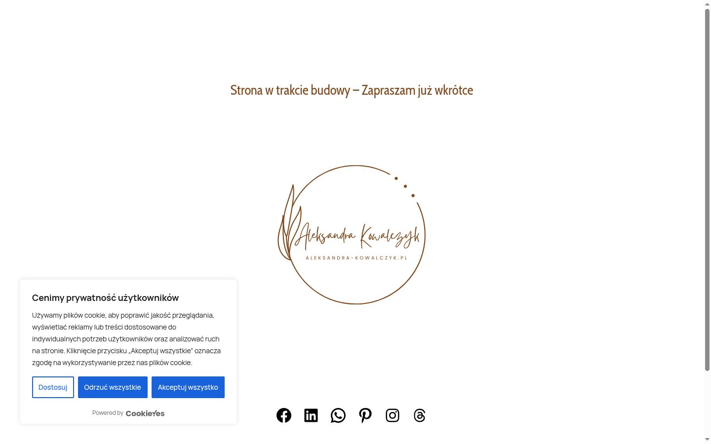 Snímek obrazovky baneru souhlasu zobrazeného před jakoukoli interakcí