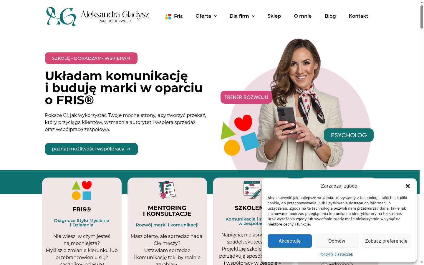 Posnetek zaslona pasice za privolitev, prikazane pred kakršno koli interakcijo