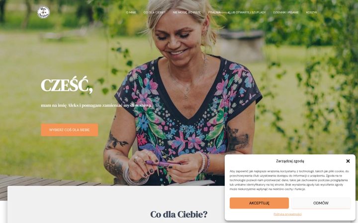 Screenshot di aleksandramakulska.pl