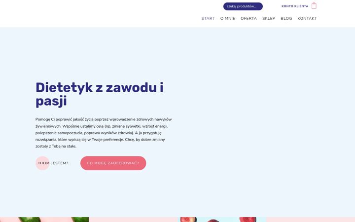 Zrzut ekranu aleksandramusialska.pl
