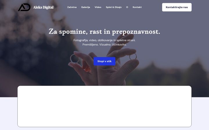 Screenshot of aleksdigital.si