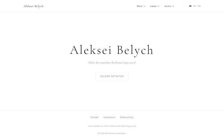 Snímek obrazovky aleksei-belych.com
