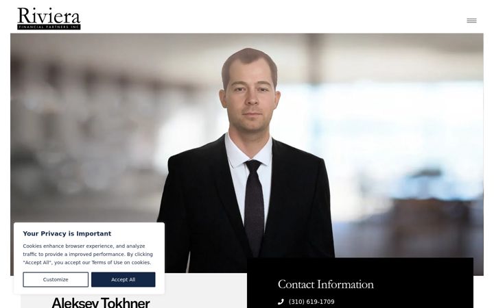 Screenshot of alekseytokhner.net