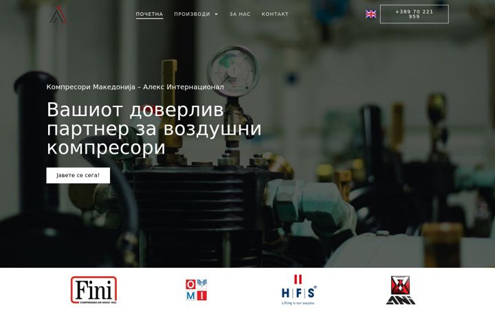 Screenshot of aleksint.mk