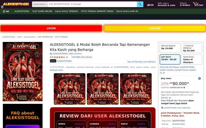Screenshot of aleksistogel.org