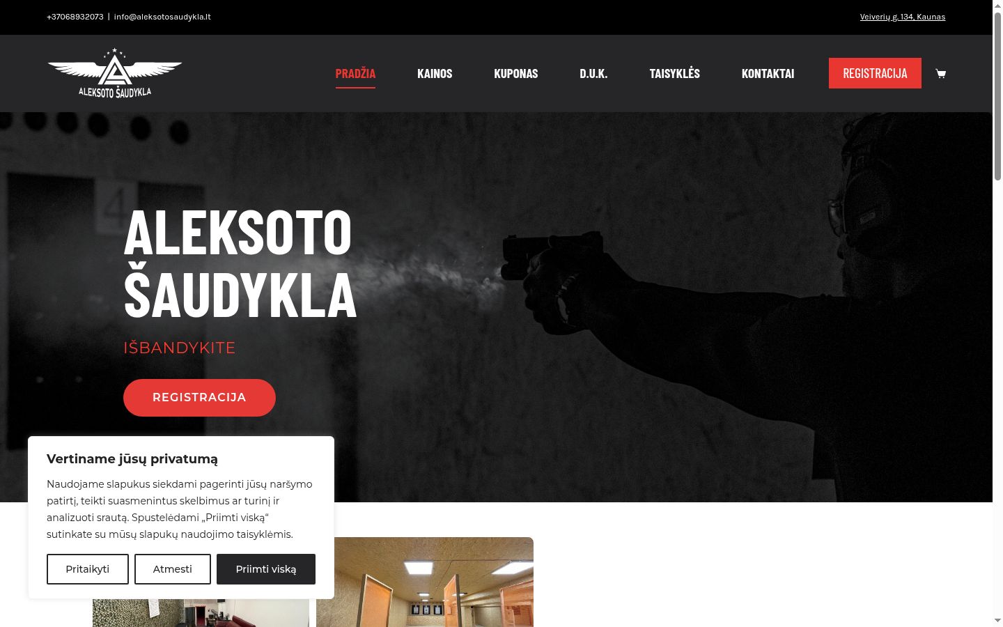 Zrzut ekranu banera zgody wyświetlanego przed jakąkolwiek interakcją