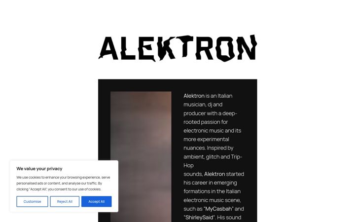 Zrzut ekranu alektron.com
