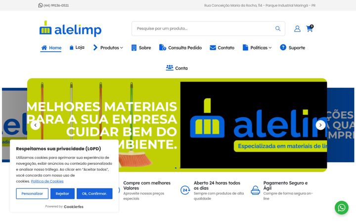 Zrzut ekranu alelimp.com.br
