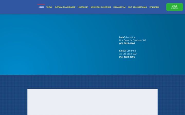 Screenshot of aleluz.com.br