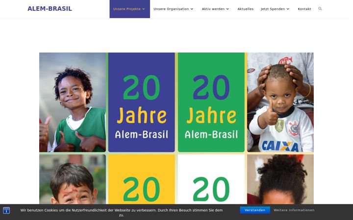 Zrzut ekranu alem-brasil.org