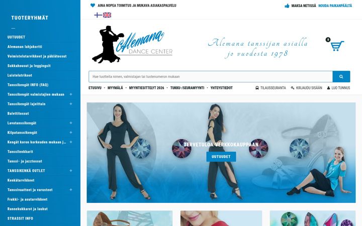 Screenshot of alemana.fi