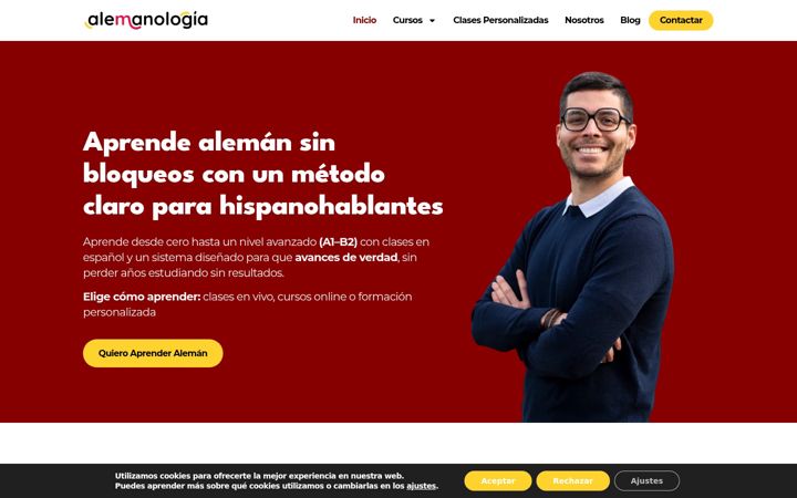 Snímek obrazovky alemanologia.com