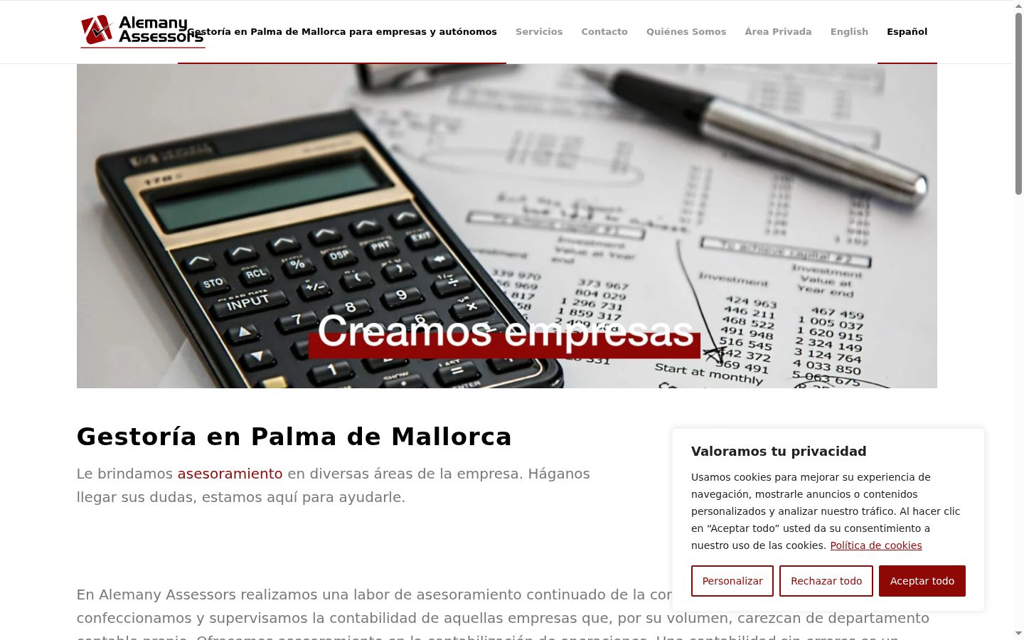 Screenshot tal-banner tal-kunsens muri qabel kwalunkwe interazzjoni