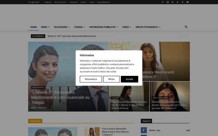 Screenshot of alemastronardi.it