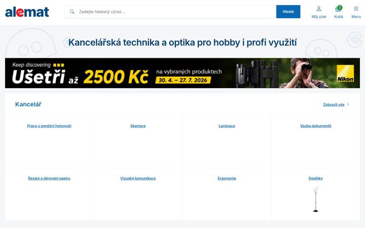 Snímek obrazovky alemat.cz