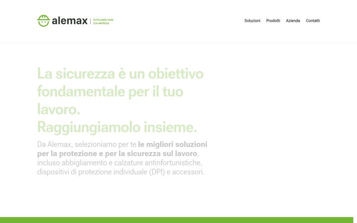 Screenshot of alemax.it