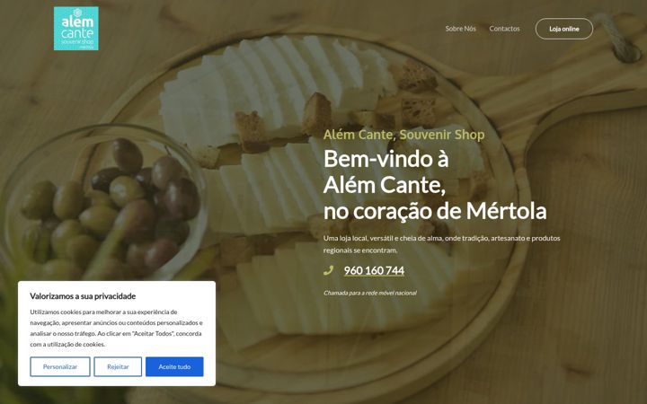 Screenshot of alemcantemertola.com