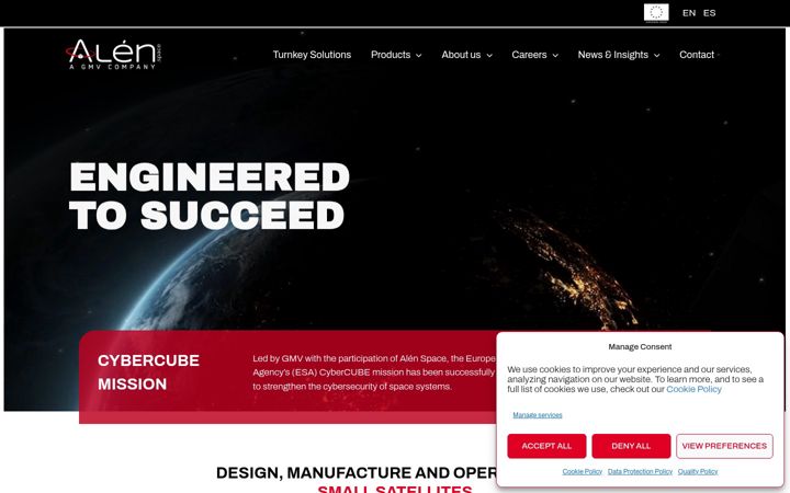 Screenshot of alen.space