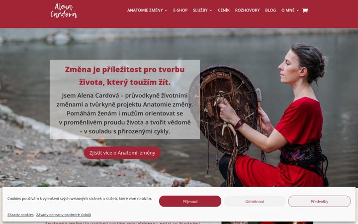 Capture d'écran de alenacardova.cz