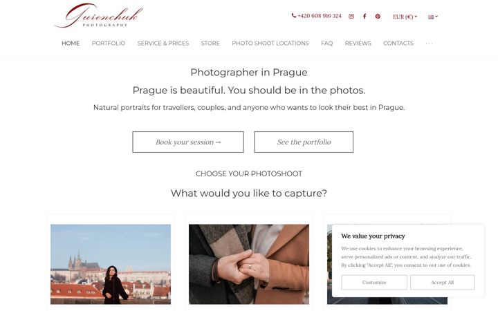 Capture d'écran de alenagurenchuk.com
