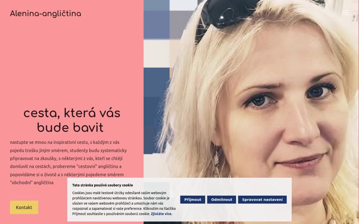 Screenshot of alenina-anglictina.cz