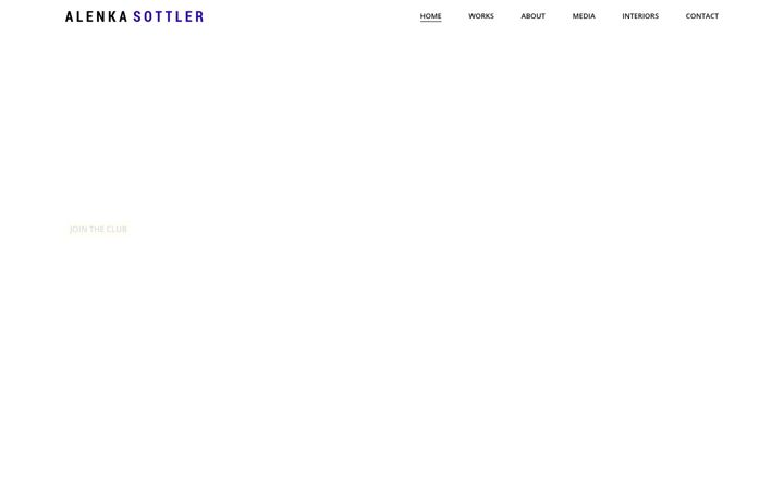 Screenshot of alenkasottler.com