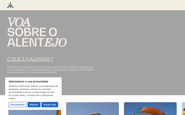 Screenshot of alentar.pt