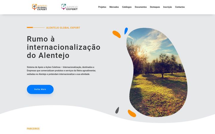 Screenshot of alentejoexportarmais.pt