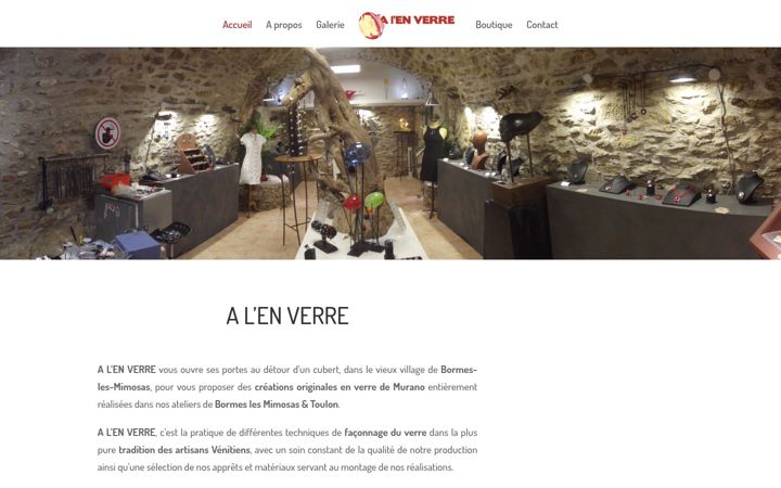Screenshot of alenverre.com