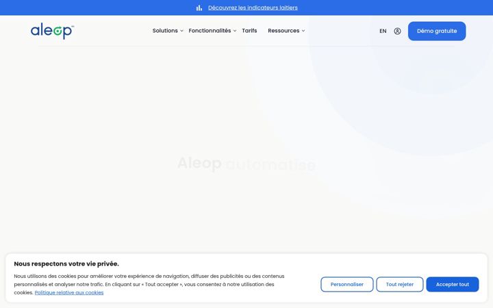 Screenshot of aleop.ca