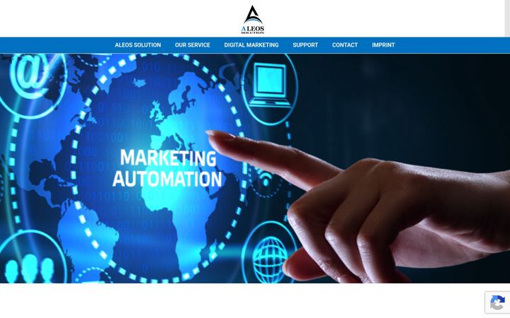 Screenshot of aleos-solution.com