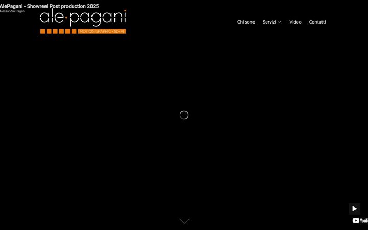 Screenshot von alepagani.com