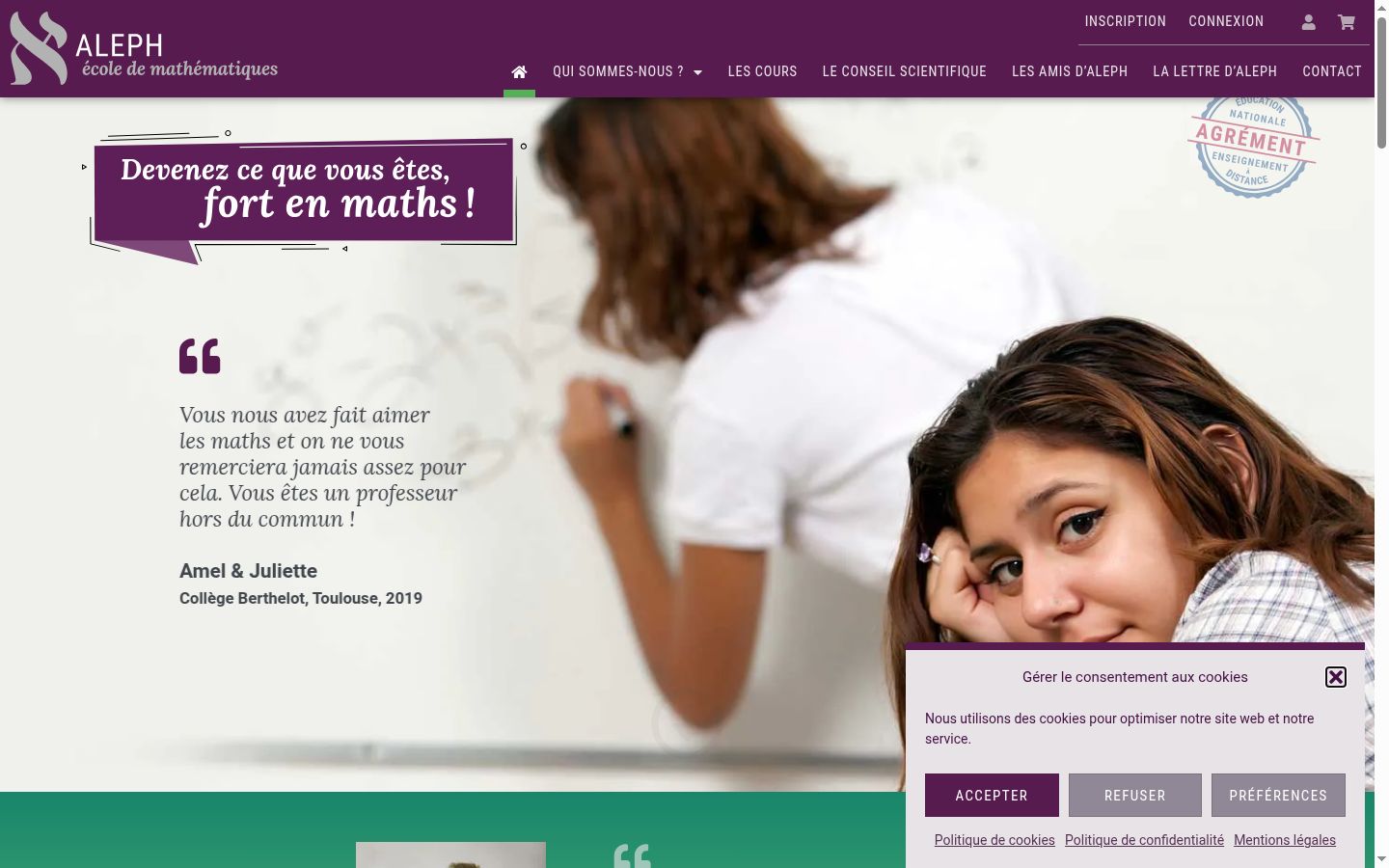 Screenshot tal-banner tal-kunsens muri qabel kwalunkwe interazzjoni