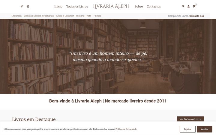 Screenshot of aleph.pt