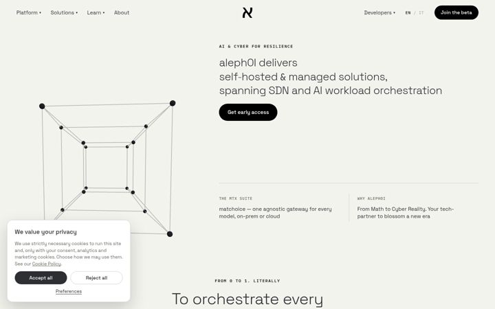 Screenshot of aleph01.com
