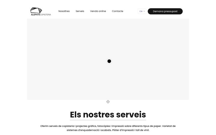 Screenshot of aleph70.com