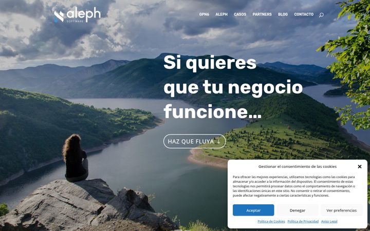 Screenshot of alephsoft.es