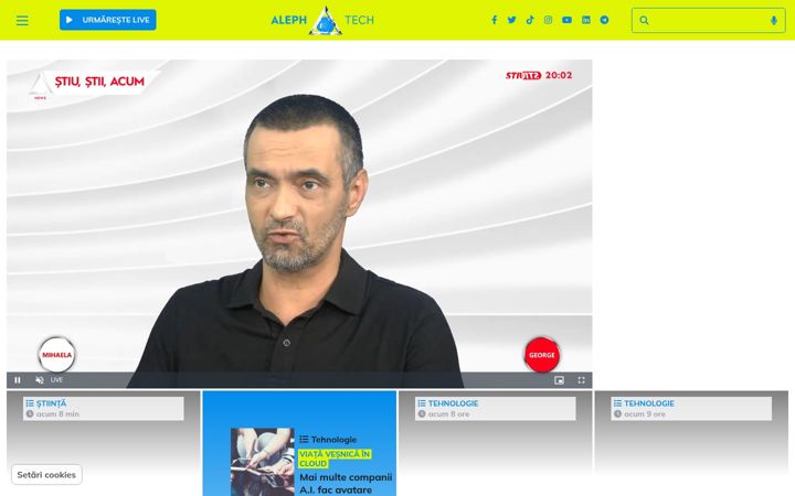 Snímek obrazovky alephtech.ro