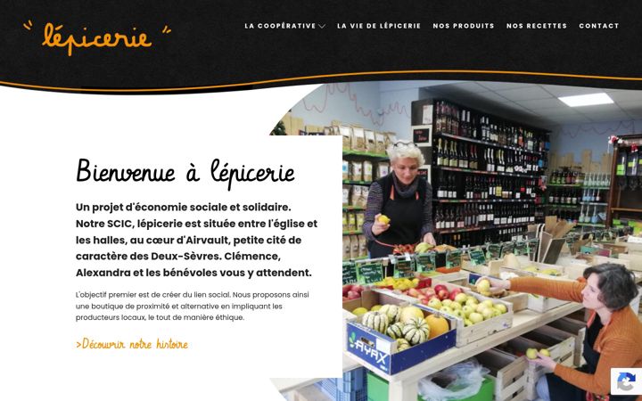 Snímek obrazovky alepicerie.fr