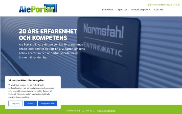 Screenshot of aleportar.se
