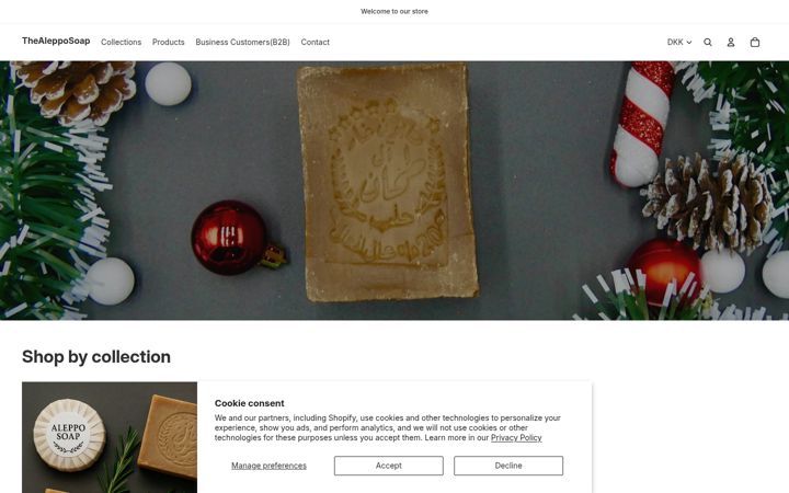 Screenshot of alepposoap.ch