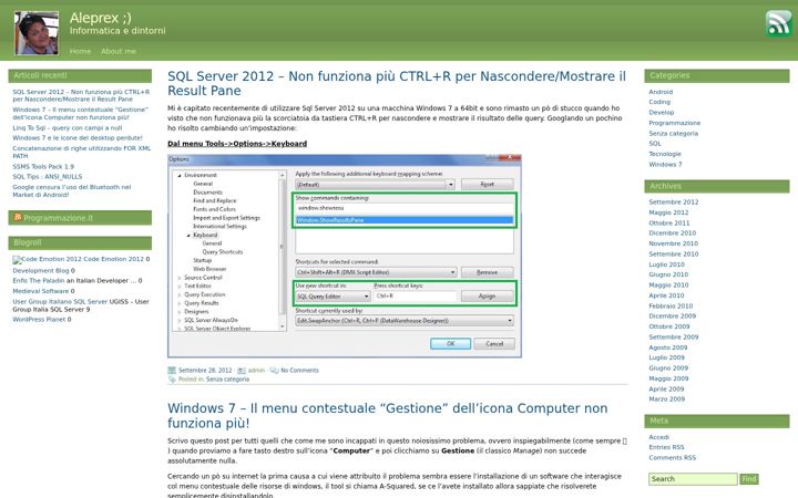 Screenshot of aleprex.it
