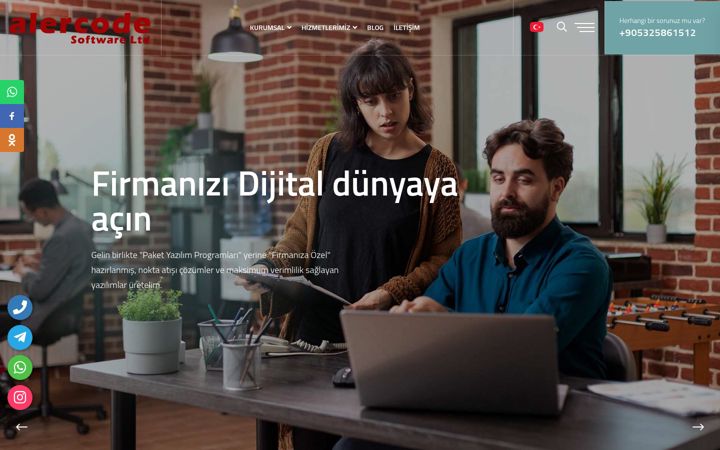 Posnetek zaslona alercode.com