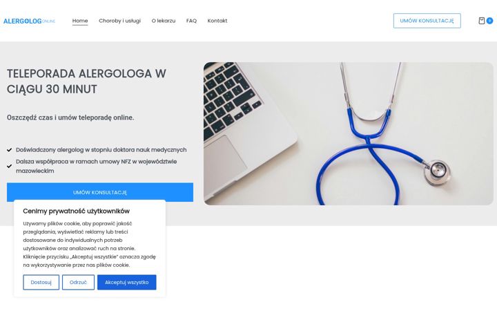 Screenshot of alergologonline.pl